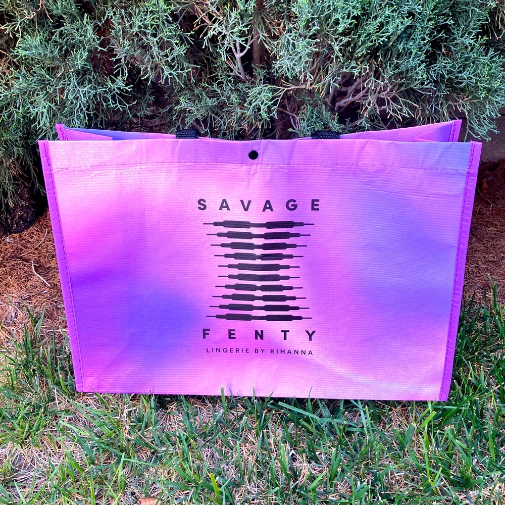 Savage Fenty Lingerie by Rihanna reuseable tote bag LARGE